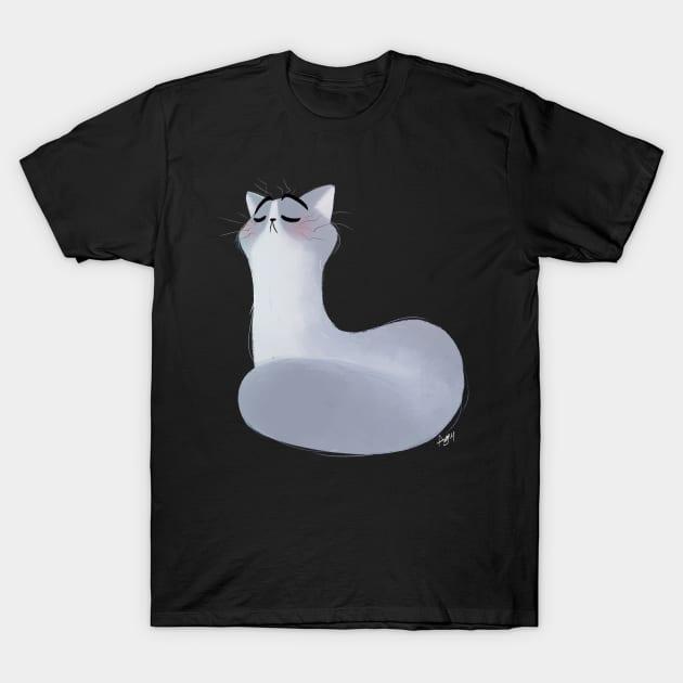 Snob cat T-Shirt by AgnyInnocente